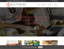 Tablet Screenshot of nationwidepayroll.co.uk